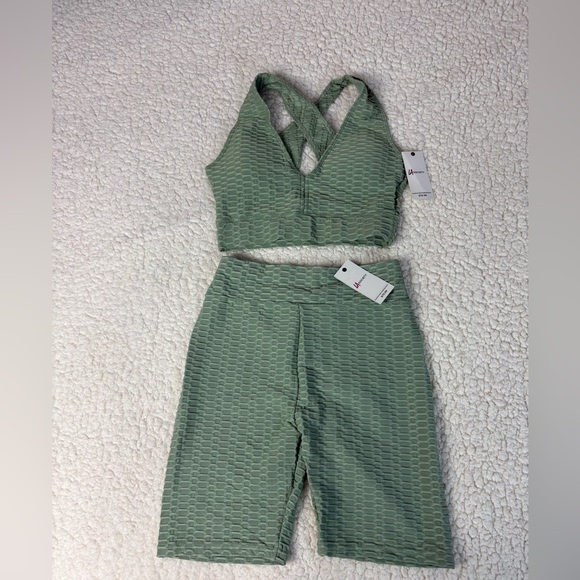 Society Tops - Society Green Crop Top